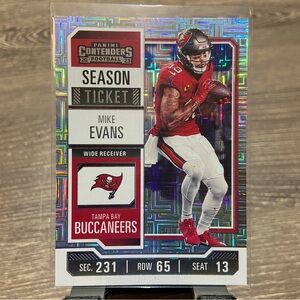 2023 MIKE EVANS MOJO Contenders Football Insert Card Tampa Bay Buccaneers #94